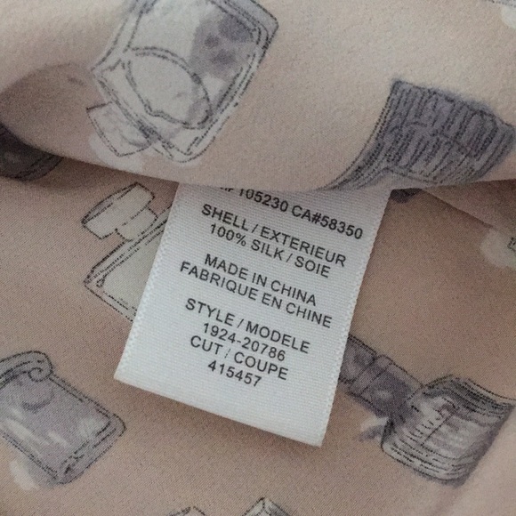 Silk Joie Tank with perfume bottle design - Picture 4 of 4